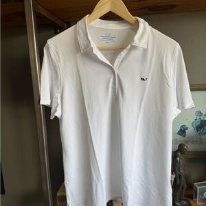 Vineyard Vines White Polo Shirt